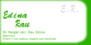 edina rau business card